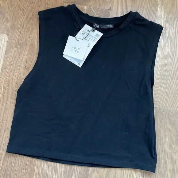 Black Zara tank new with tags never worn - Picture 3 of 3